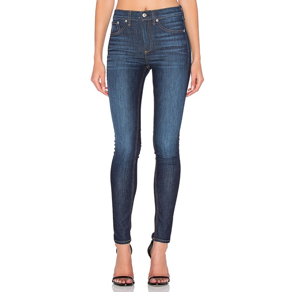 Rag & Bone High Waisted Skinny Jeans